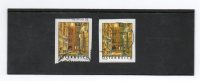 AUTRICHE   2 Timbres   0,51 €    Année 2002    (sur Fragment Oblitérés) - Used Stamps