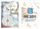 INTERNATIONAL YEAR OF CHEMESTRY,2011 USED  1 STAMPS + LABELS  ROMANIA. - Used Stamps