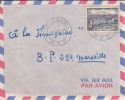 MBAIKI - OUBANGUI CHARI - 1957 - A.E.F - COLONIES FRANCAISES - Fides,Moyen Congo,hopital De Brazzaville,lettre - Autres & Non Classés