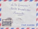 BANGUI - OUBANGUI CHARI - 1957 - Colonies Francaises,Afrique,avion, Lettre,marcophilie - Other & Unclassified