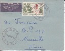 MBAIKI - OUBANGUI CHARI - 1956 - A.E.F - COLONIES FRANCAISES - Lieutenant Gouverneur Cureau,lettre - Other & Unclassified