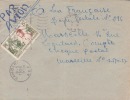 BAMBARI - OUBANGUI CHARI - 1956 - A.E.F - COLONIES FRANCAISES - Lieutenant Gouverneur Cureau,lettre - Autres & Non Classés