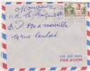 BANGUI - OUBANGUI - 1956 - Colonies Francaises,Afrique,avion, Lettre,flamme,marcophilie - Sonstige & Ohne Zuordnung