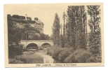 Lacabe (46) : Le Château De Bel-Castel Vue Du Pont  En 1946. - Lacave