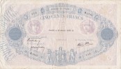 BILLET DE FRANCE,PARIS  LE 12 JANVIER 1939,veille De Guerre,bleu Et Rose,500 FRANCS,billet Coté - 500 F 1888-1940 ''Bleu Et Rose''