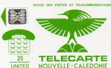 TELECARTE  NOUVELLE-CALEDONIE  Cagou 25Unites ( Puce SC5 AN-P7) - New Caledonia