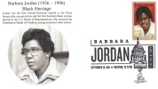 Barbara Jordan (Black Heritage Series) First Day Cover, W/ B&w Pictorial Cancel, From Toad Hall Covers! - 2011-...