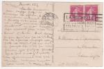 Flamme De La Rochelle ( LARO708) ,cote Dreyfuss 1994 : 100 F / Carte De 1927 , 2 Scans - Cartas & Documentos