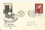 == UNO GS FDC NY  1957 - Lettres & Documents