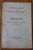 3-8-1903 RECOMPENSE DISTRIBUTION DES PRIX >ELEVES CONSERVATOIRE MUSIQUE ECOLE DES BEAUX ARTS DISCOURS F. ROUSTAN TOUL - Other & Unclassified