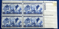 USA 1952 ARRIVAL LAFAYETTE IN AMERICA  BLOCK MNH** - Blocks & Sheetlets