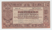 Netherlands 1 Gulden Zilverbon 1938 VF - 1 Florín Holandés (gulden)