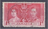 JAMAICA 1937 Coronation - 1d. Red FU - Jamaica (...-1961)