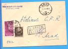 Commercial Cover Registred Investment Credit Bank Arad ROMANIA 1953 - Lettres & Documents