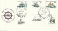 AUSTRALIA  FDC SHIPS OF ANTARCTIC  PART SET INC. 55 CENTS DATED 09-02-1980 CTO SG? READ DESCRIPTION !! - Brieven En Documenten