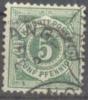 1890 Freimarken Ziffern 5 Pf Mi 56 / Sc 59 / Y&T 59 Gestempelt/oblitere/used - Usati