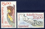 ##Greenland 1996. Fronthead Figures. Michel 294-95. MNH(**) - Nuovi
