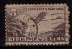 Cuba Used 1931 5c Purple. Air, Airplane - Oblitérés