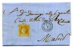 ESPAGNE / LETTRE DE QUINTANARD DE LA ORDEN  TOLEDO  POUR MADRID / - Used Stamps
