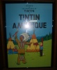 TINTIN  -  TINTIN  EN  AMERIQUE   -  ENCADRE  :  CADRE EN  BOIS  LACQUE -   50CM-70CM  -    BEAU - Affiches & Offsets