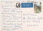 Timbre  YVert N° 1384 " Ironbridge Shropshire "  / CP , Carte , Postcard De 1989  Pour La France - Lettres & Documents