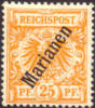 Germany Mariana Islands #15 Mint Hinged 25pf From 1900 - Islas Maríanas