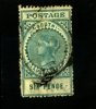 AUSTRALIA/SOUTH AUSTRALIA - 1904  6d. BLUE GREEN  FINE  USED - Used Stamps