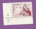 MONACO TIMBRE COIN DATE POSTE AERIENNE N° 77 NEUF SANS CHARNIERE SAINTE DEVOTE - Luchtpost