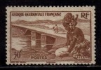 A.O.F. Mint No Gum  1947, 30c Girl & Bridge - Nuovi