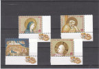 VATICANO 2000 NATALE - GIOTTO -BIMILLENARIO NASCITA GESU´ - SERIE COMPL. 4 VALORI ** CON BORDO DI FOGLIO ** - Ongebruikt