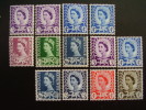 GB REGIONALS  WALES COLLECTION PRE-DECIMALS THIRTEEN MNH. - Pays De Galles