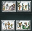 (B19) Greece 1996 Shadows Theatre Set Used FULL Gum See Description - Oblitérés