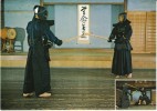 Kendo Japanese Bamboo Sword Fighting Fencing, C1970s Vintage Postcard - Fechten