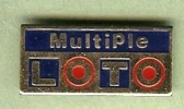 PINS LOTO MULTIPLE - Jeux