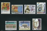 (B47) Greece 2001 Anniversaries Set Used FULL Gum FD Cancel See Description - Used Stamps