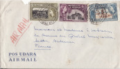 5214# TRINIDAD & TOBAGO LETTRE PAR AVION POS UDARA Obl SAN FERNANDO 1956 Pour SEDAN ARDENNES BY AIR MAIL - Trinidad & Tobago (...-1961)