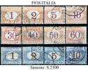Italia-F00918 - 1870 - Segnatasse - Sassone: N.3/14 (o) - Privo Di Difetti Occulti. - Portomarken