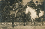 HIPPISME - Belle Carte Photo Cavaliers Sur Leur Monture (non Située) - Reitsport