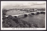 United Kingdom PPC London The River Thames Looking East Along The Embankment Bridge Pont 1959 Echte Real Photo Véritable - River Thames