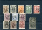 1901-Greece- "Flying Mercury"- Thin Paper, Type I- Complete Set Used (+one Variety) - Gebraucht