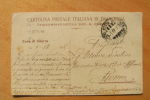 CARTOLINA POSTALE   IN FRANCHIGIA   -   I GUERRA   VIAGGIATA  1.12.1915  (6939) - Portofreiheit