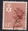 NORTHERN IRELAND GB 1984 13p PALE CHESTNUT USED MACHIN STAMP SG N137.(J438 ) - Irlanda Del Norte