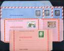 MONACO / 1975 - 1986 LOT DE 6 AEROGRAMMES  / COTE > A 30.00 EUROS (ref 2116) - Enteros  Postales