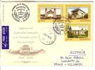 GOOD ROMANIA Postal Cover To ESTONIA 2010 - Good Stamped: Architecture ; Coin - Special Cancel - Briefe U. Dokumente