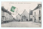 Herbignac - Place De L'Eglise - Route De Saint-Nazaire - Dos écrit Et Timbré En 1923 - Herbignac