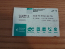 Ticket De Métro B.SENZILL, ATM Barcelone (Espagne) (type 1 - LOT TI16) - Europa