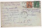 Cachet Type 84 De Noyal Pontivy , Morbihan En Arrivée / Carte Fantaisie Du 1/4/24 , Ind 4 - Cartas & Documentos