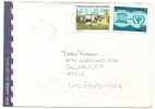 FAUNA - BUFFALO + UNESCO On VF 1991 COVER From BERTOUA - CAMEROON To COLUMBUS, OHIO - Cows