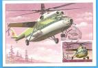 Helicopter. Carte Maximum, Maxicard, Maxi Card, Maximumcard - Helikopters