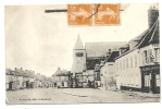 Ressons-sur-Matz (60) : La Place De L'église Prise Du Magasin Café Tabac Terelles En 1916. - Ressons Sur Matz